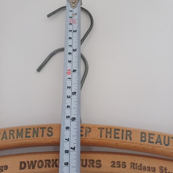 Vintage Wooden Clothes Hangers Lot of 2 Ottawa - Toronto Fur/Clothes Storage Ad - Picture 11 of 11